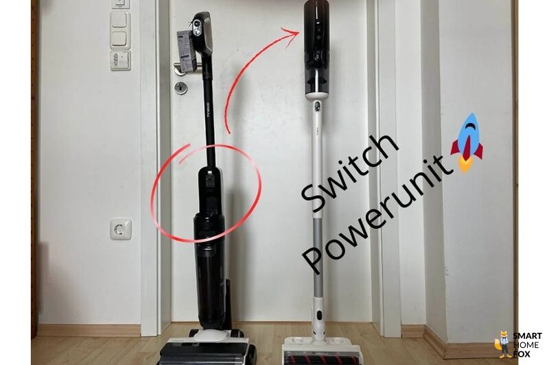 WIschsauger und Bodensauger nebeneinander